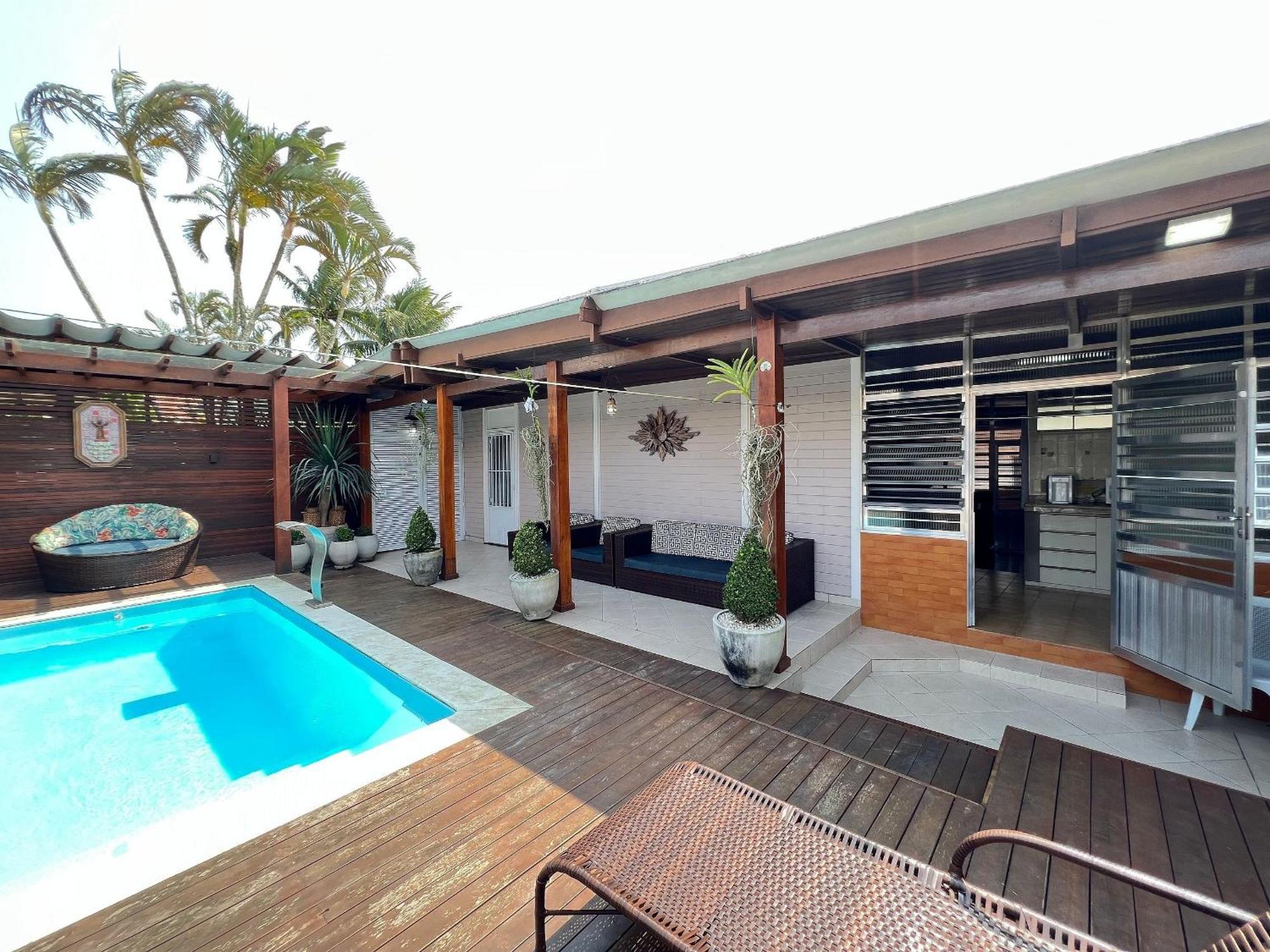 Casa Agradavel Com Piscina, A Poucos Passos Da Praia Peruíbe Dış mekan fotoğraf